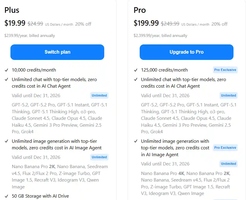 Genspark AI pricing plans FAQ 2026